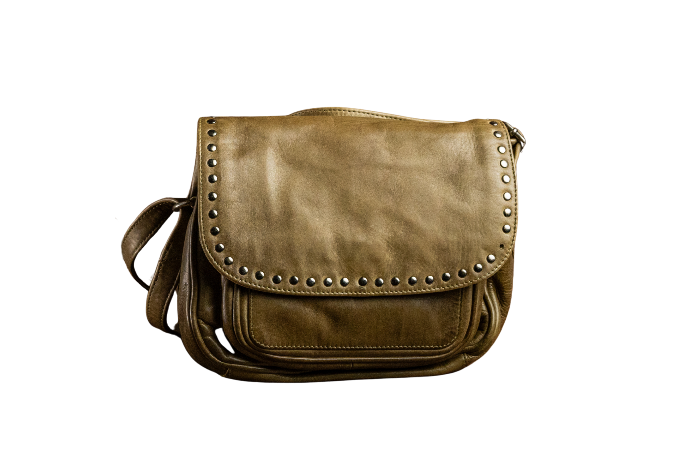 Ladies Leather Sling Bag with Handcrafted Perforated Design - Tom Tanners