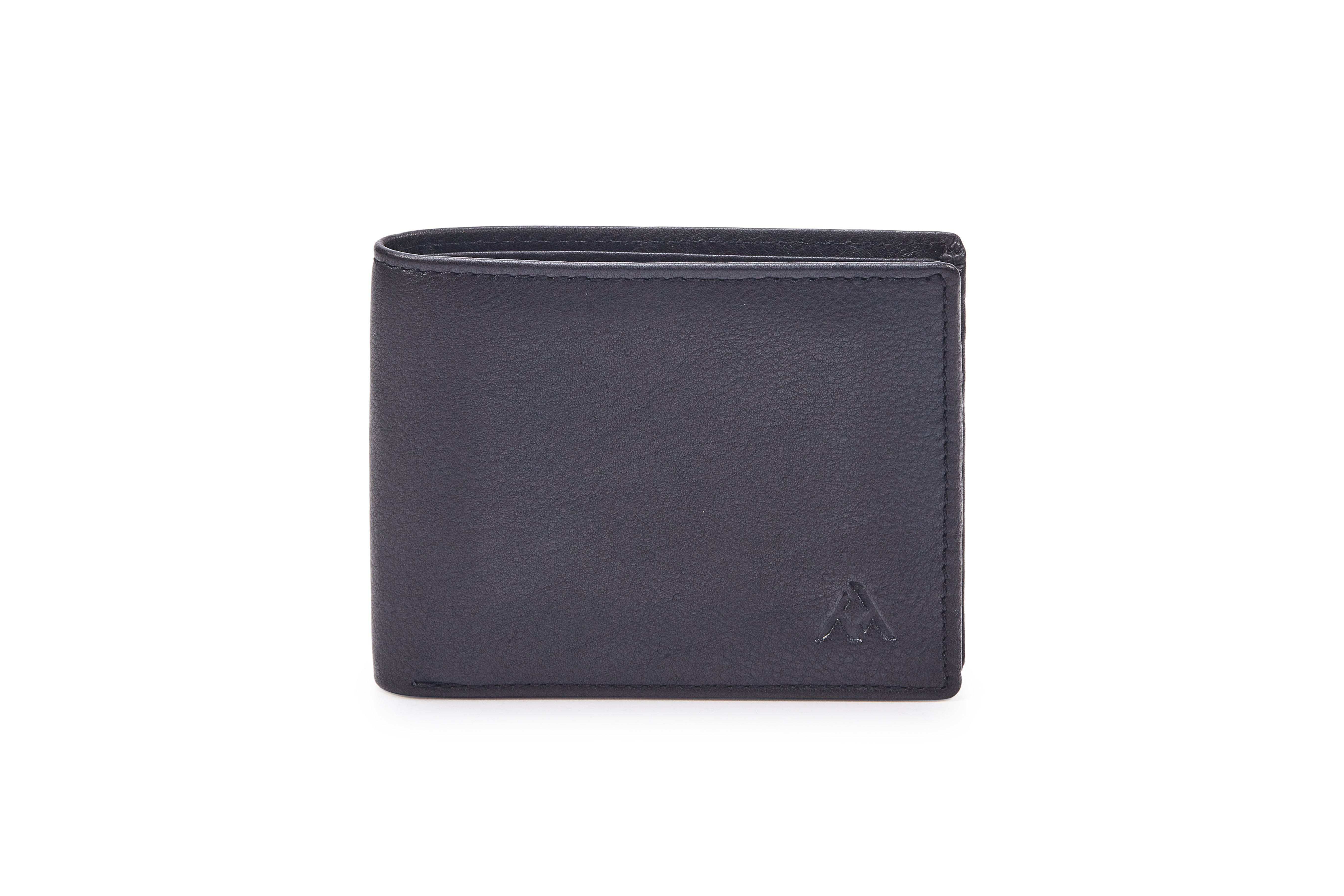Leather Wallet WL100MBK - Tom Tanners