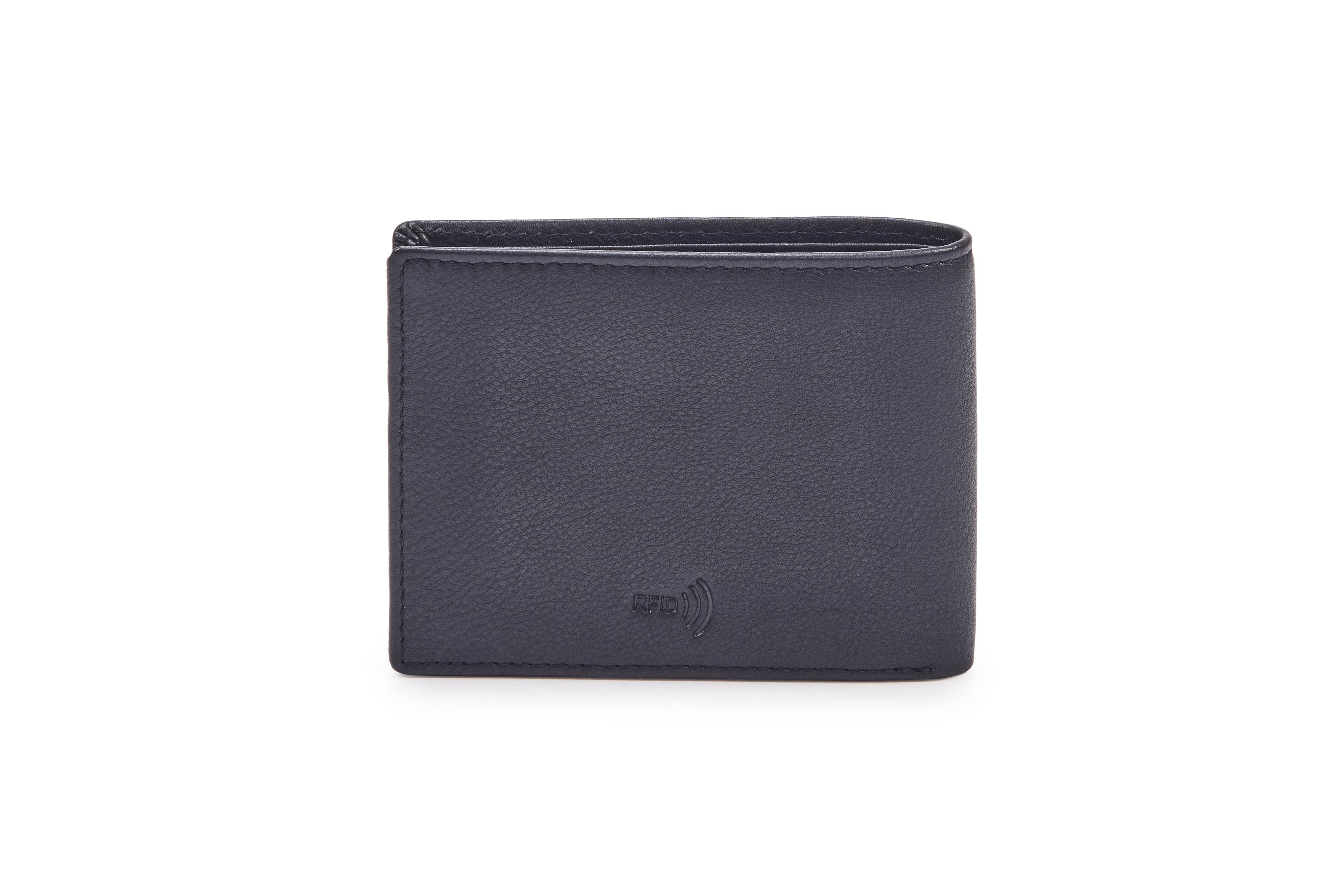 Leather Wallet WL100MBK - Tom Tanners