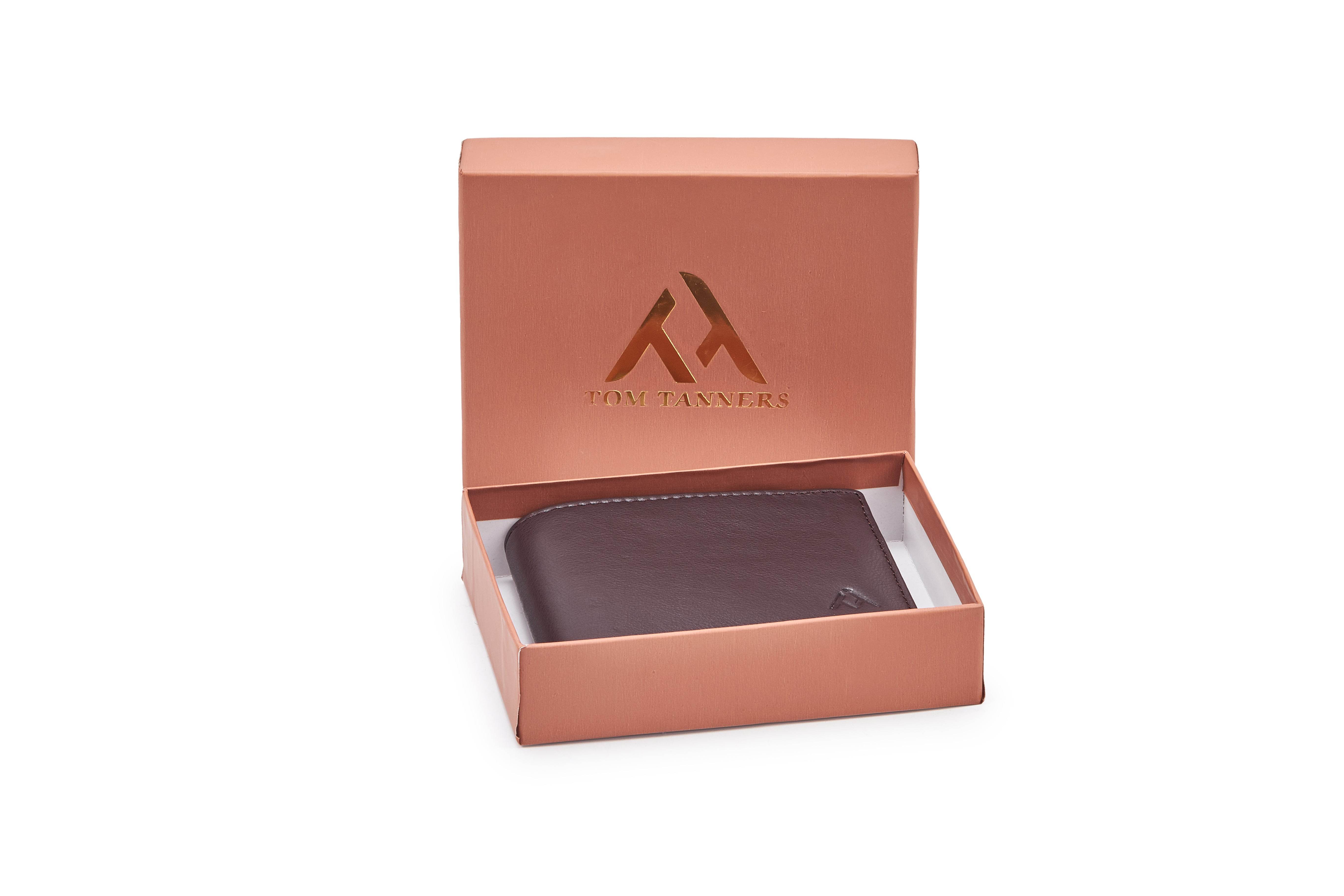 Leather Wallet WL100MDK - Tom Tanners