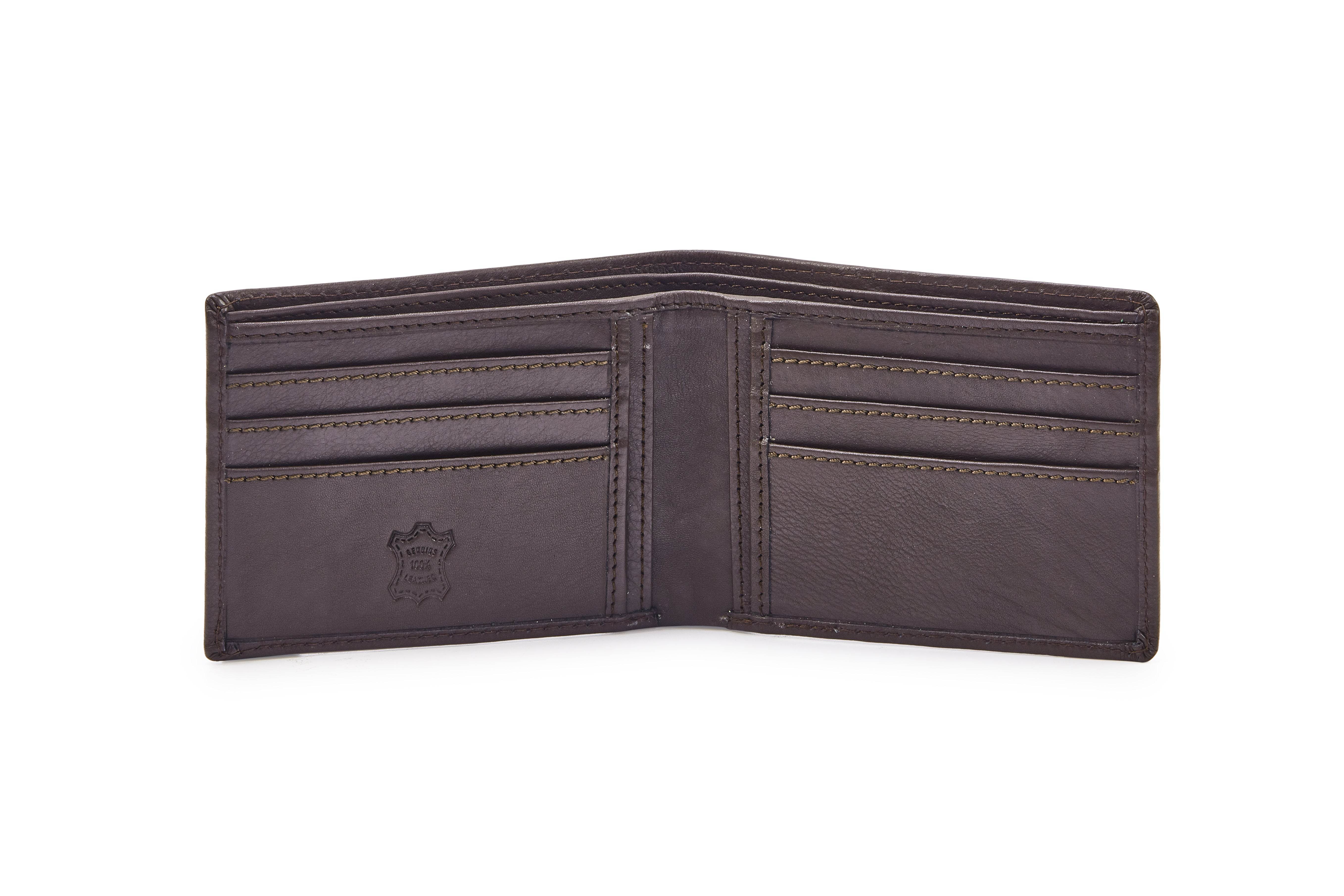 Leather Wallet WL100MDK - Tom Tanners