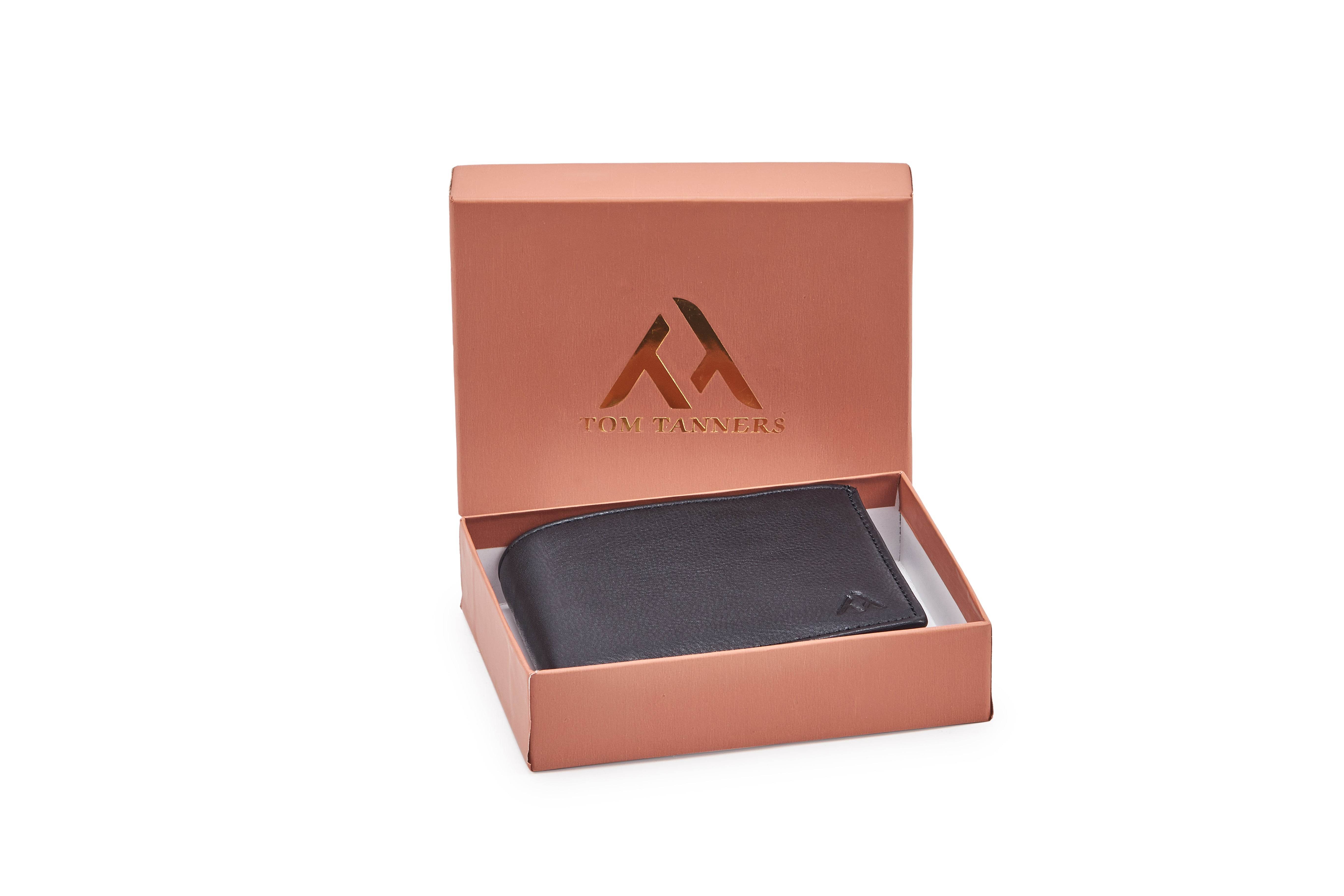 Leather Wallet WL102BK - Tom Tanners