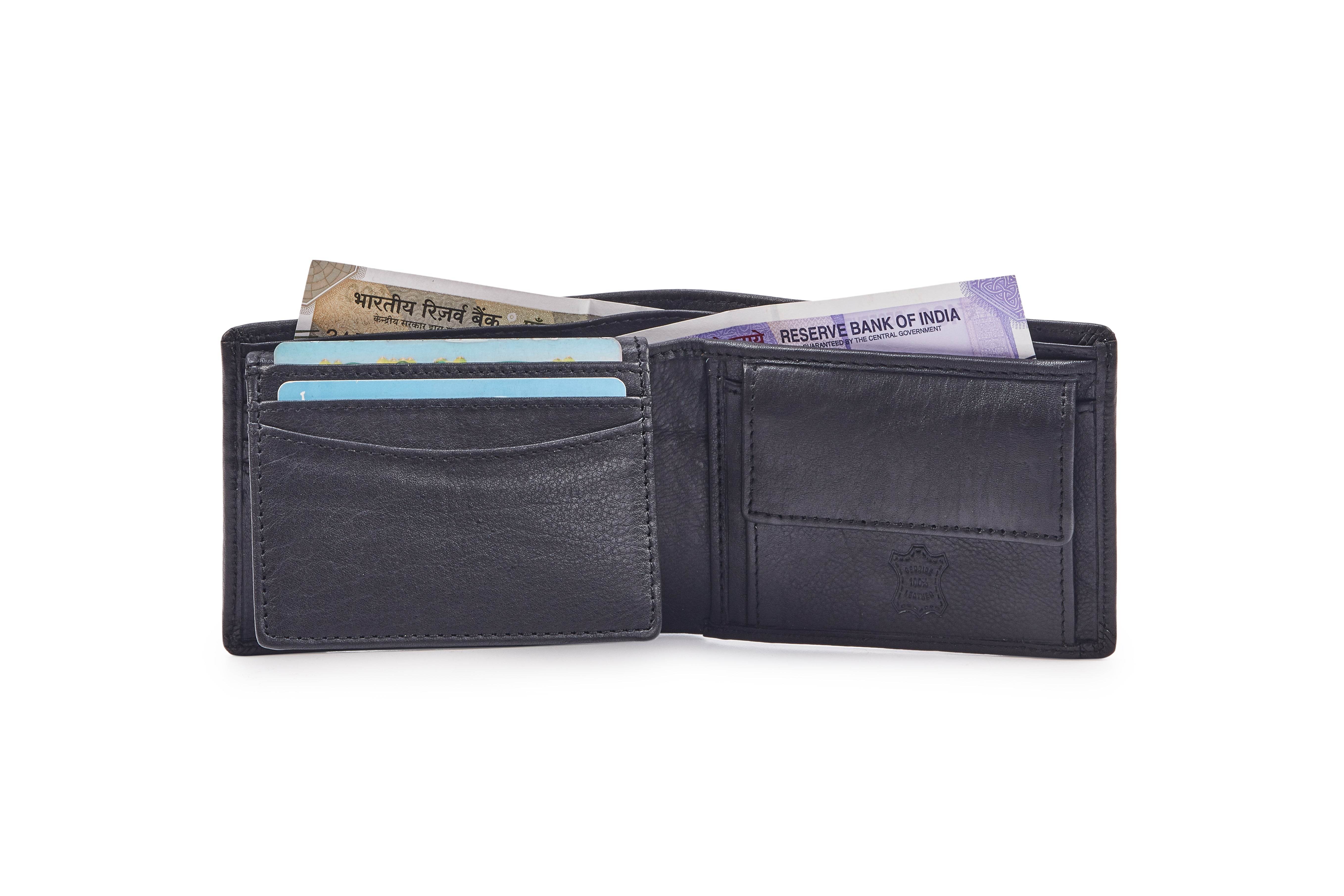 Leather Wallet WL102BK - Tom Tanners