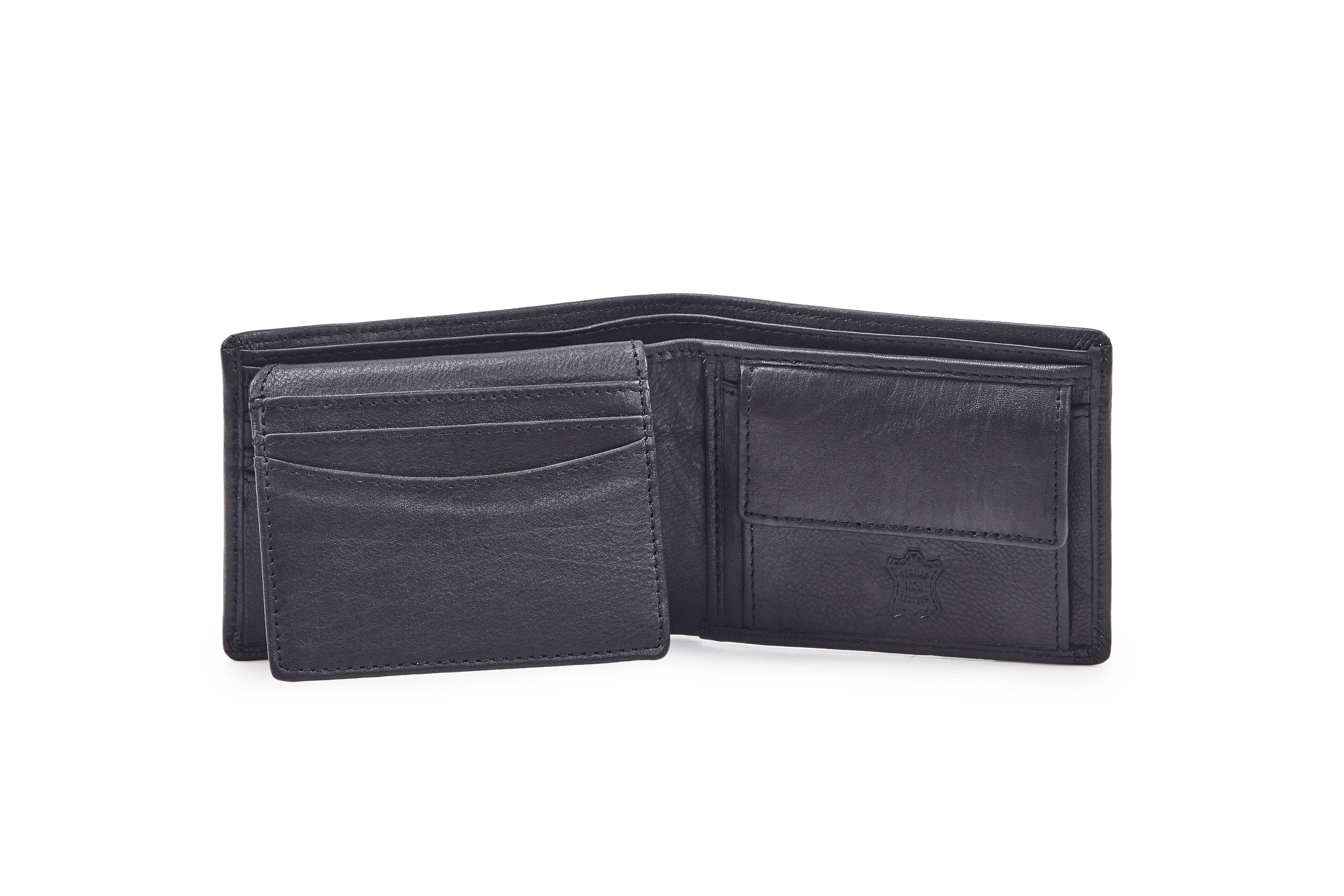 Leather Wallet WL102BK - Tom Tanners