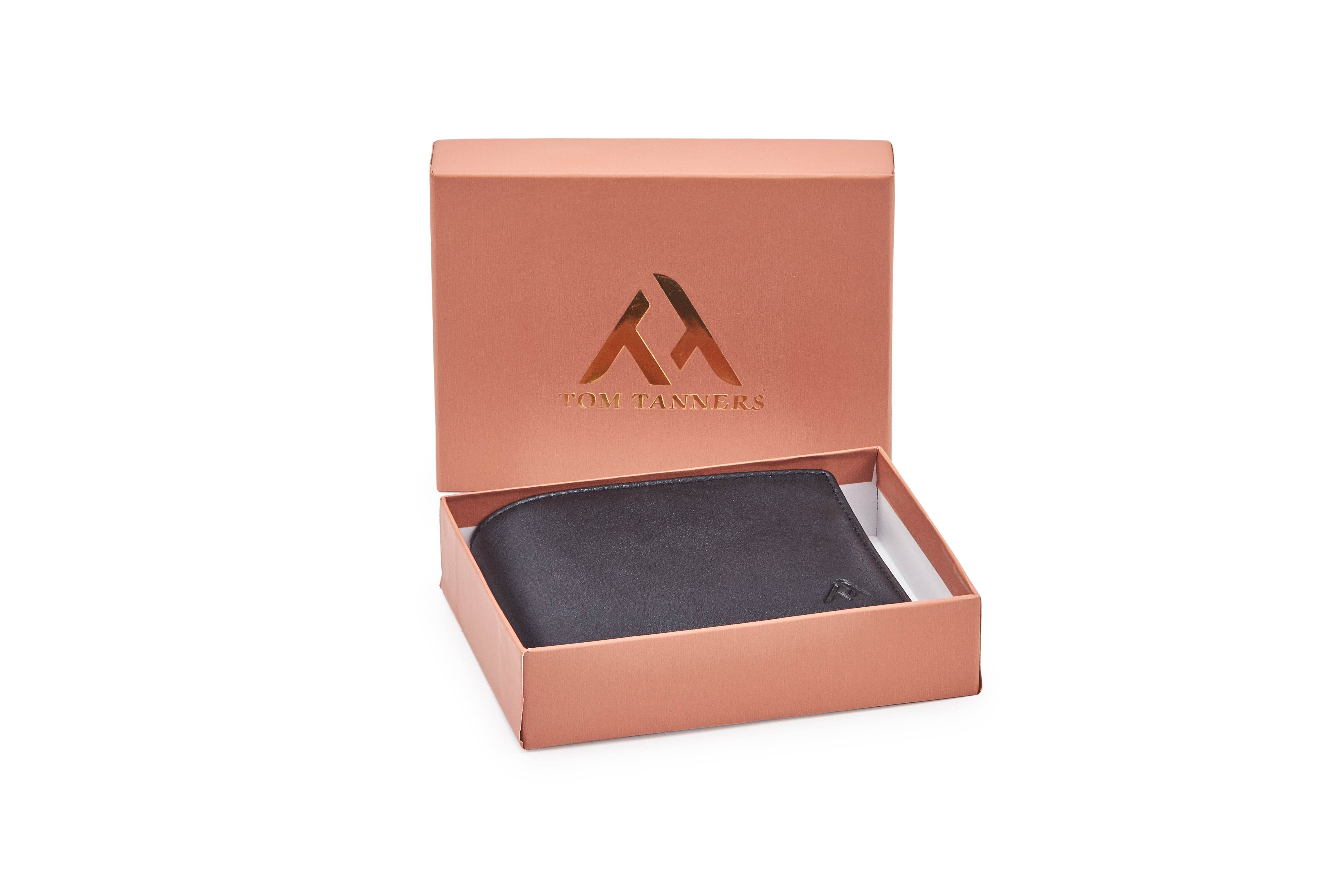Leather Wallet WL110BK - Tom Tanners