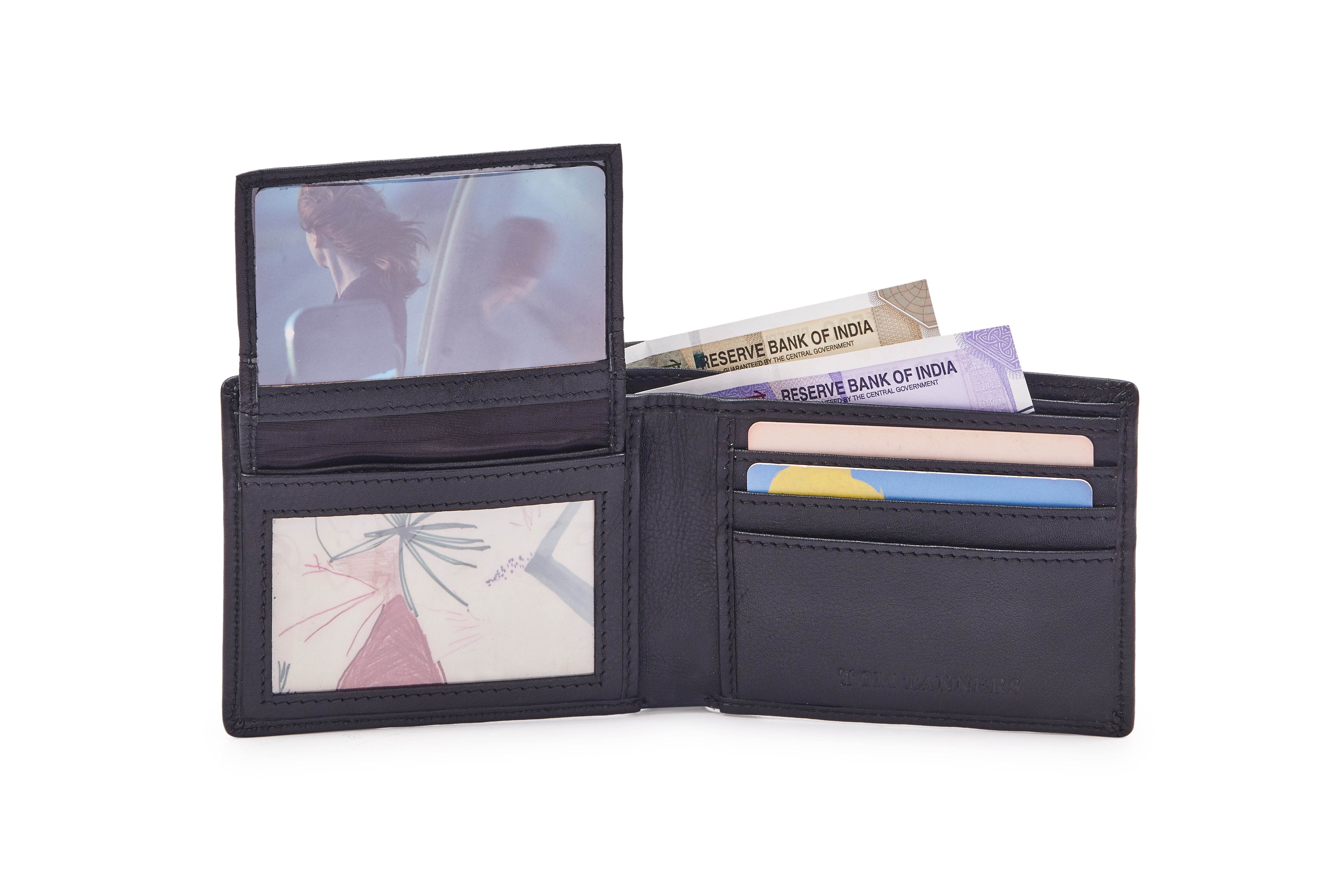 Leather Wallet WL110BK - Tom Tanners