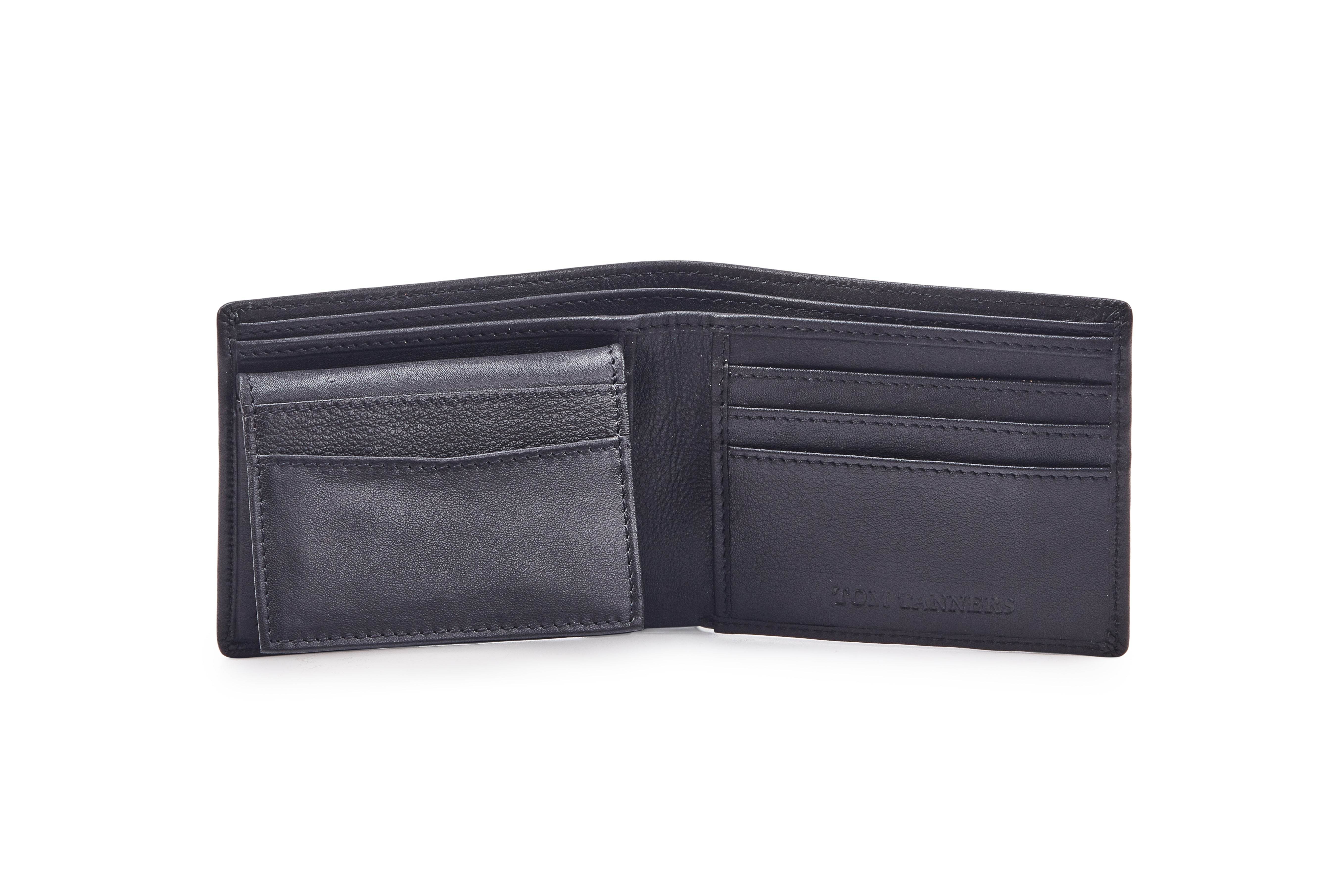Leather Wallet WL110BK - Tom Tanners