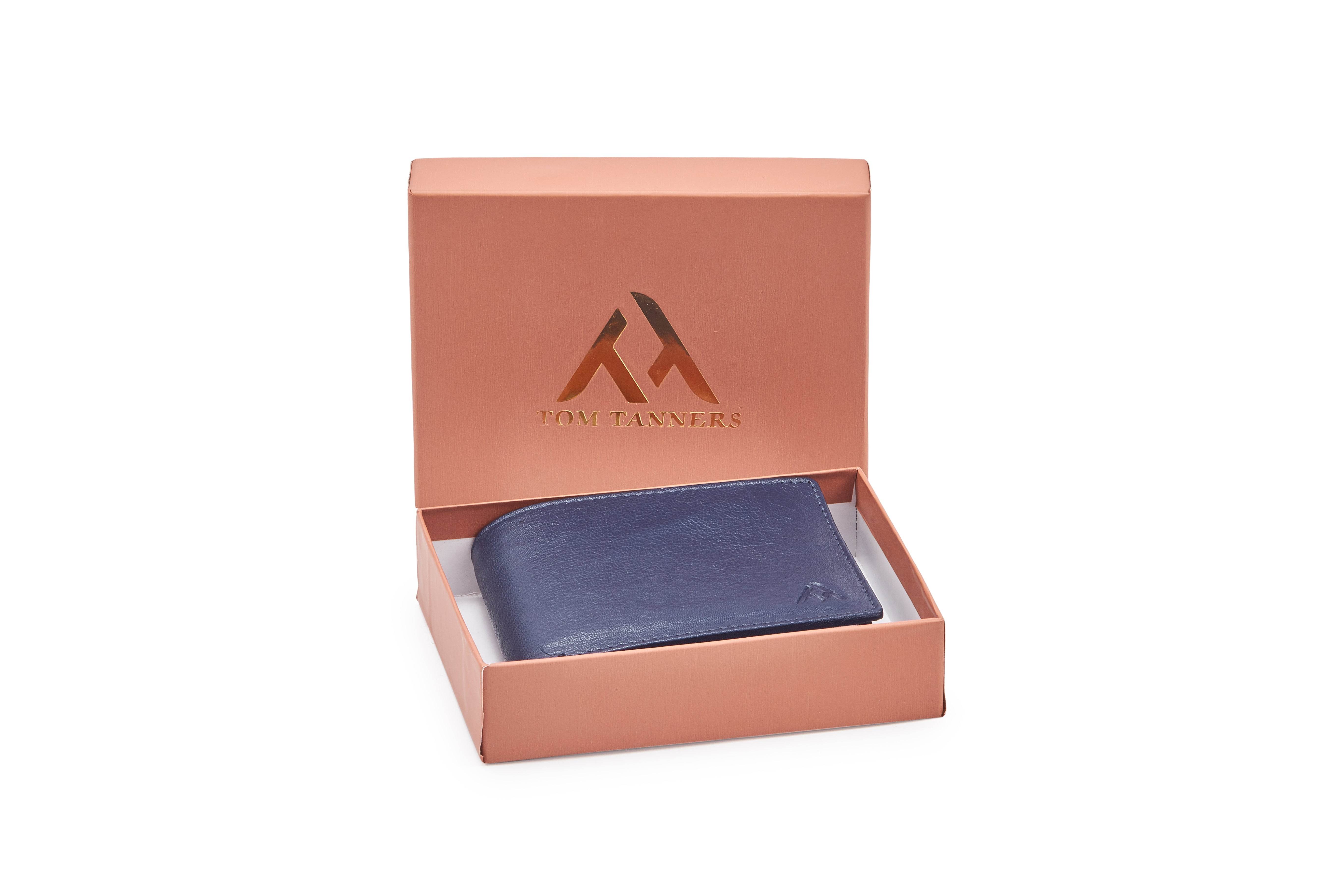 Leather Wallet WL203BU - Tom Tanners