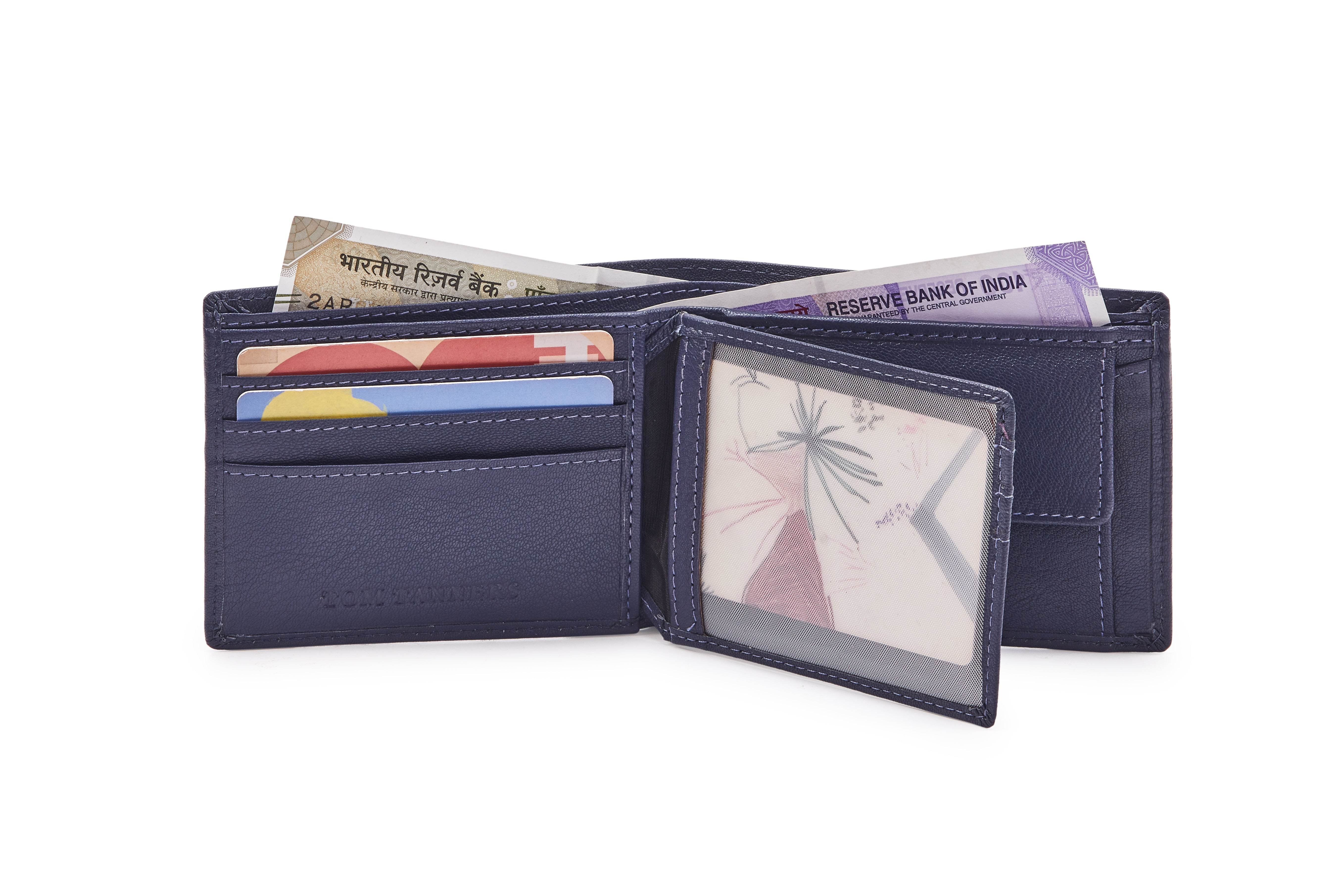 Leather Wallet WL203BU - Tom Tanners