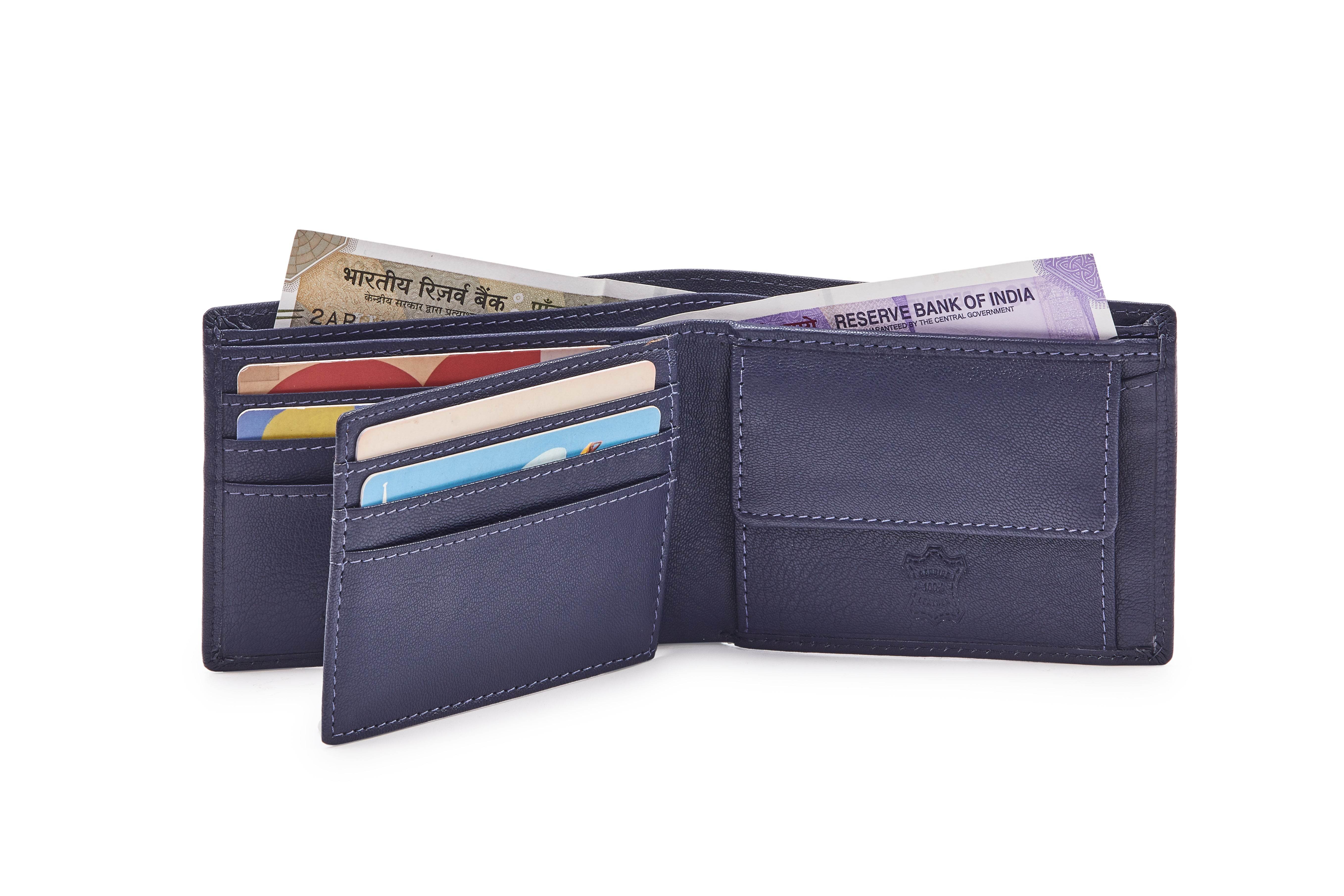 Leather Wallet WL203BU - Tom Tanners