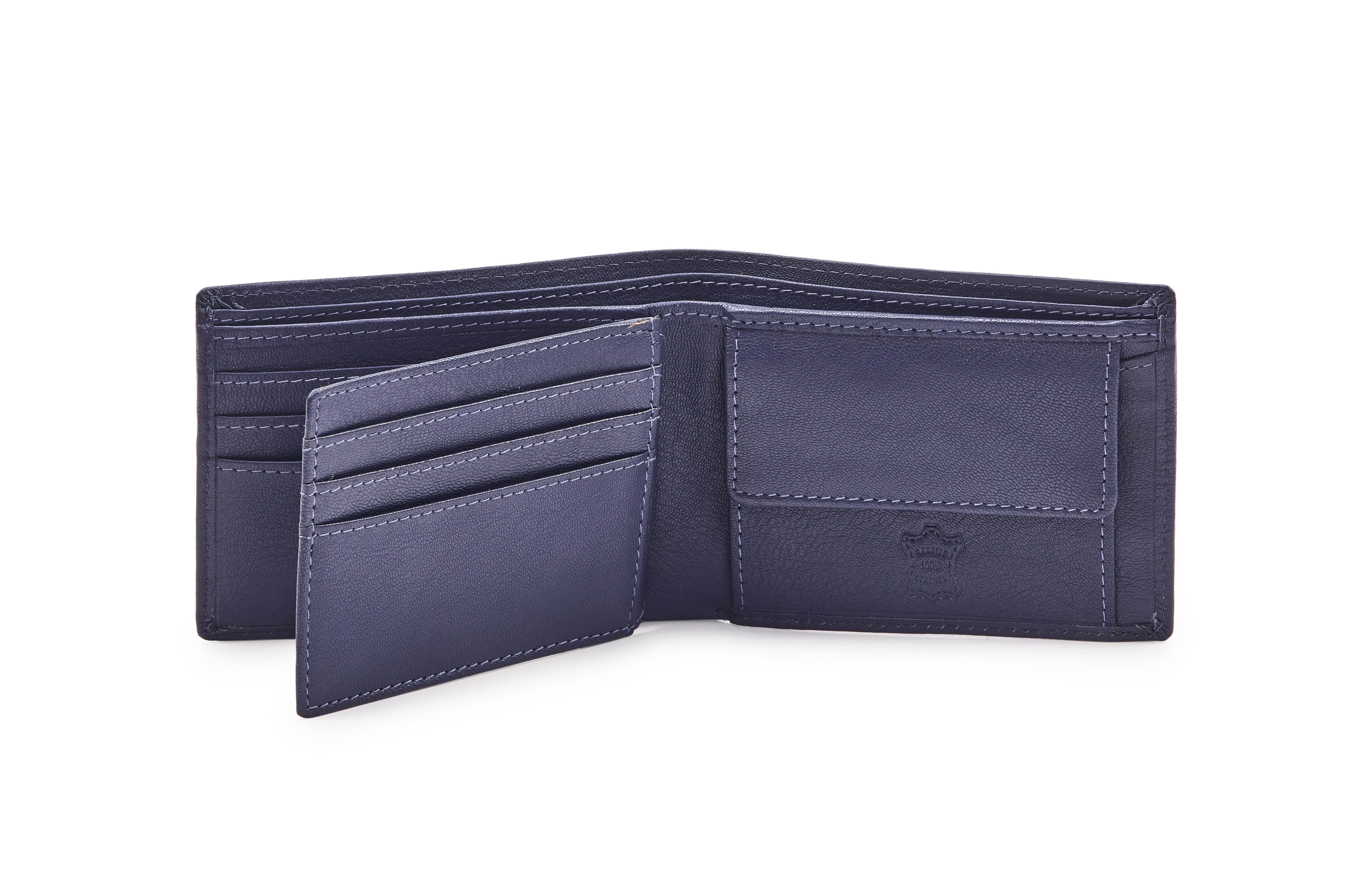 Leather Wallet WL203BU - Tom Tanners