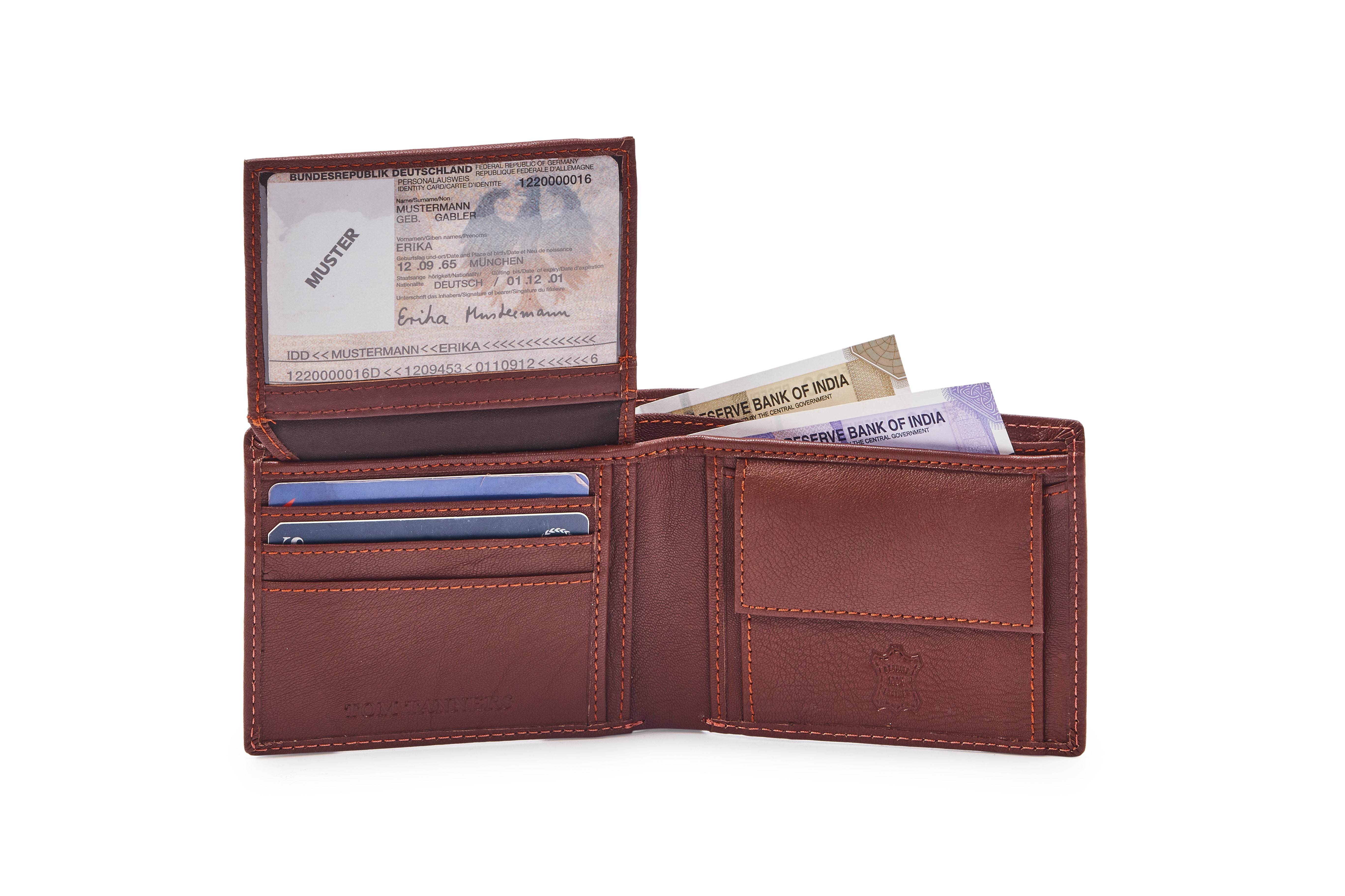 Leather Wallet WL204CO - Tom Tanners