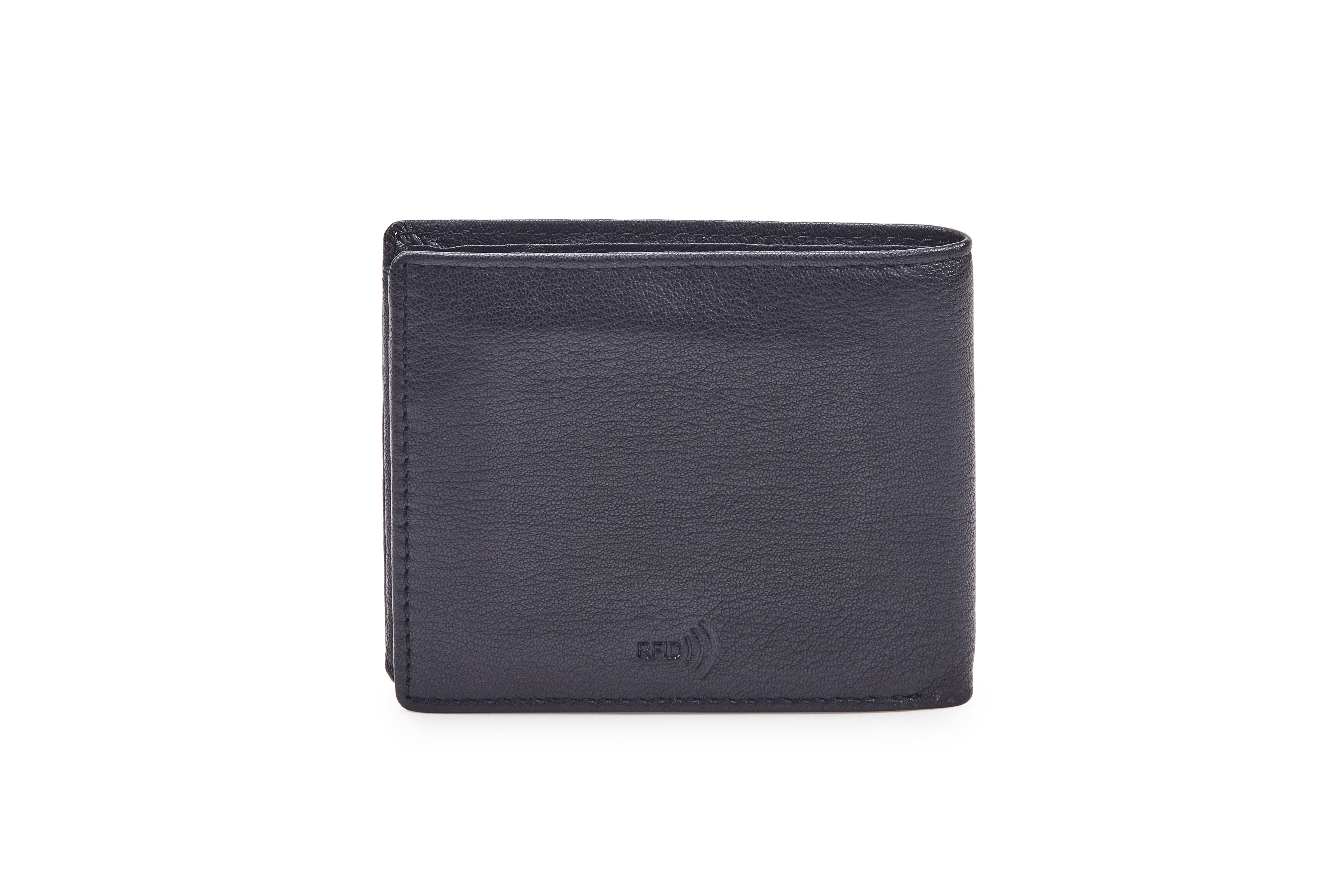 Leather Wallet WL208BK - Tom Tanners