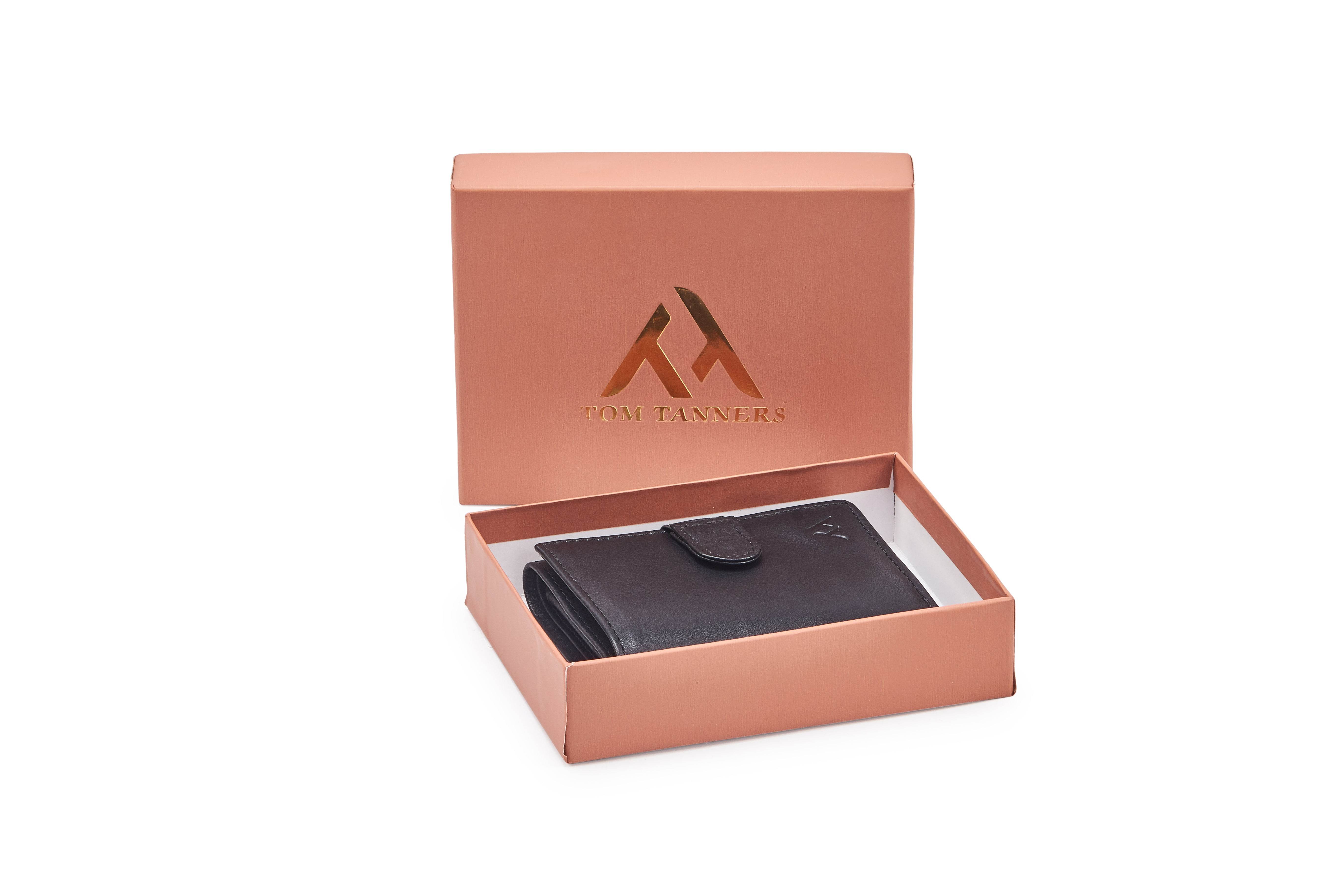 Leather Wallet WL703BK-B - Tom Tanners
