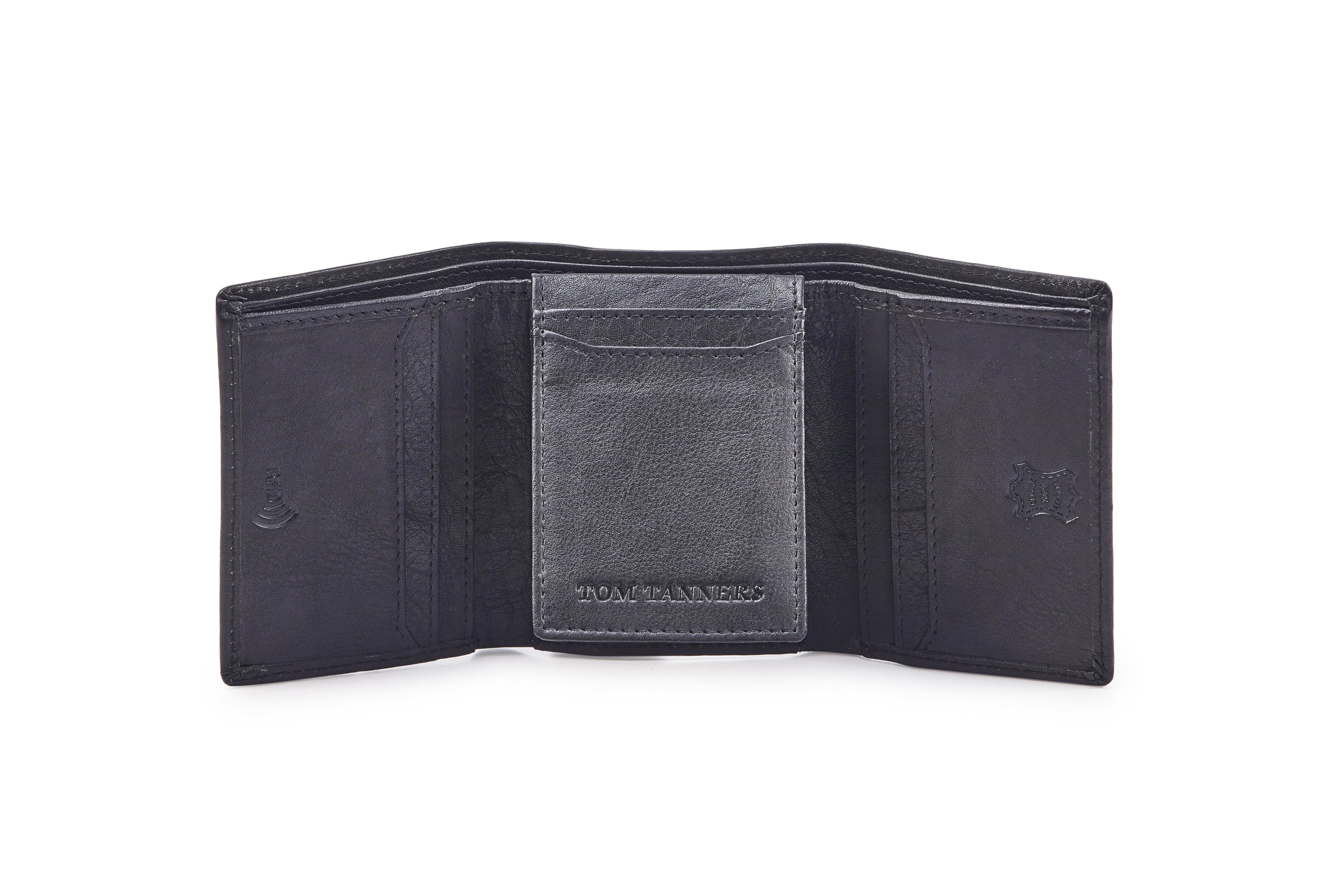 Leather Wallet WL703BK-B - Tom Tanners