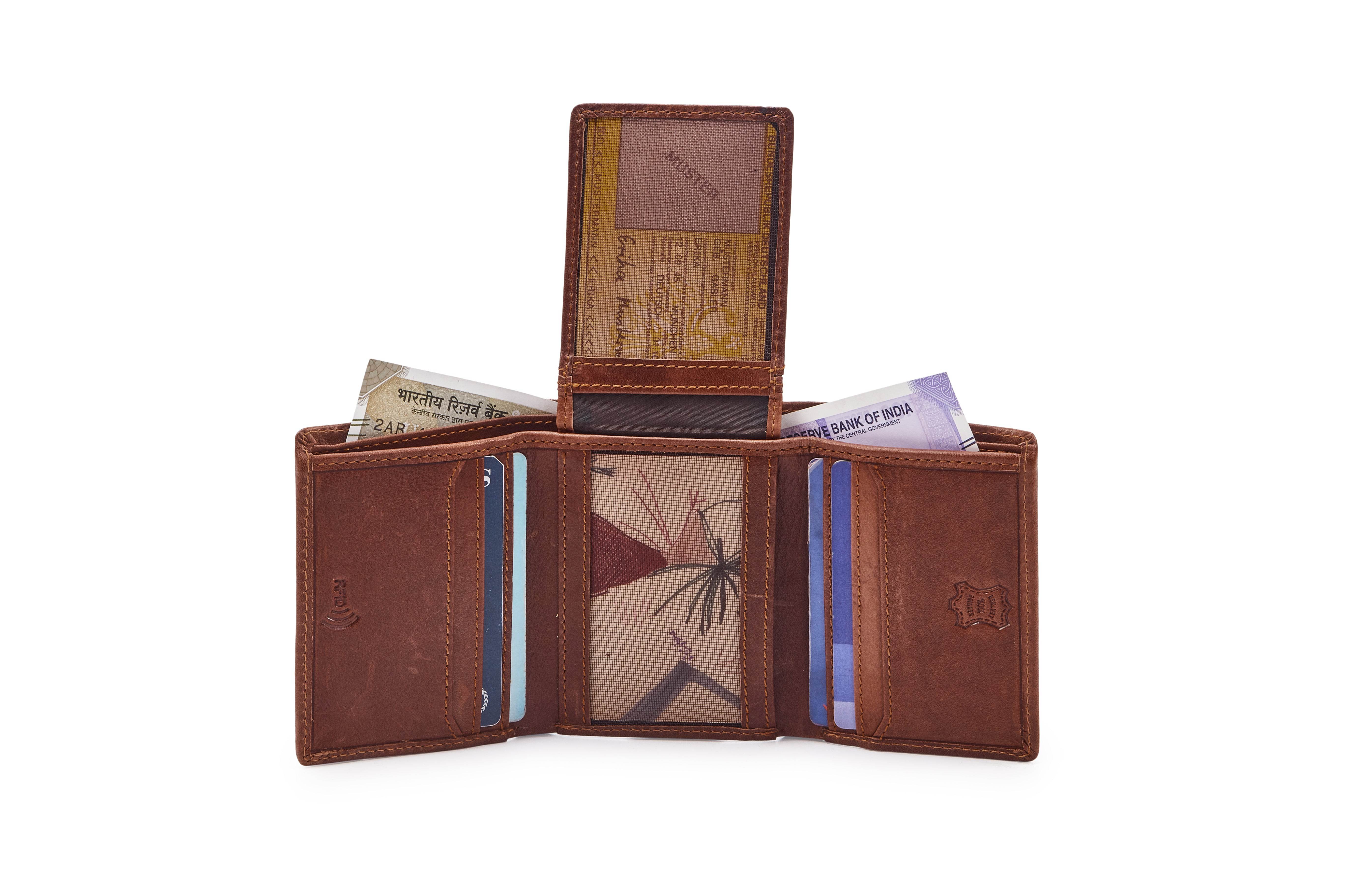 Leather Wallet WL703TN - Tom Tanners