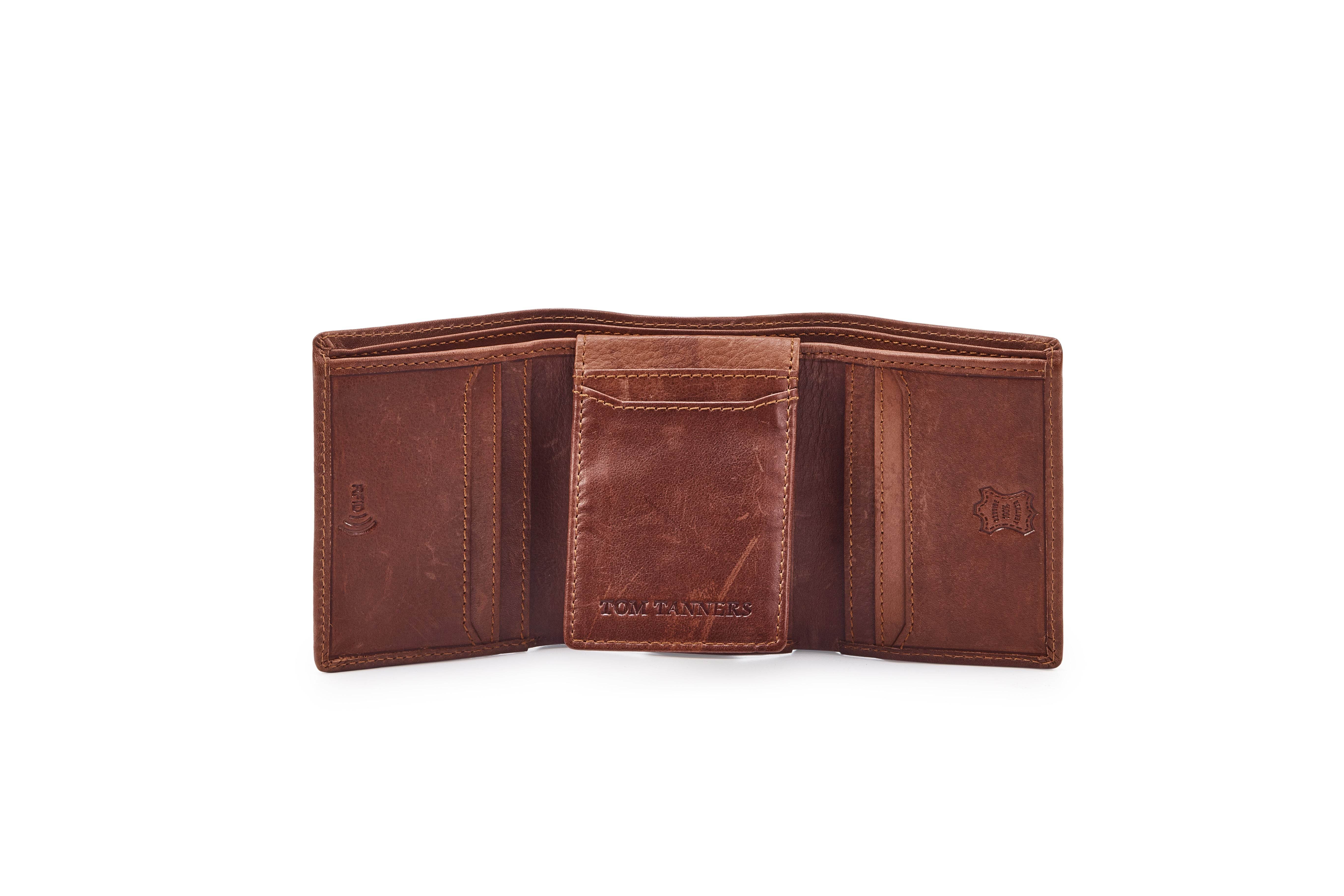Leather Wallet WL703TN - Tom Tanners